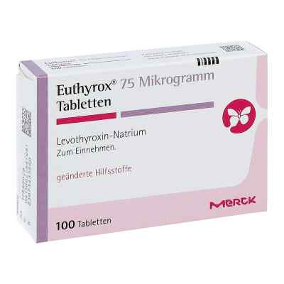 Euthyrox 75 Mikrogramm Tabletten 100 stk von Merck Healthcare Germany GmbH PZN 02754708
