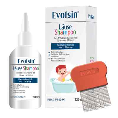 Evolsin Läuseshampoo mit Läusekamm 120 ml von Evolsin medical UG (haftungsbesc PZN 18495841