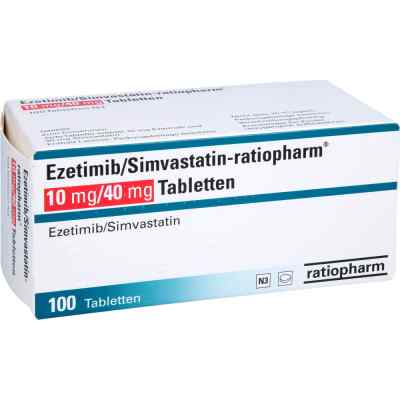 Ezetimib/simvastatin ratiopharm 10 mg/40 mg Tabletten