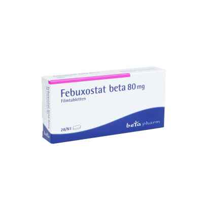 Febuxostat beta 80 mg Filmtabletten 28 stk von betapharm Arzneimittel GmbH PZN 14330899