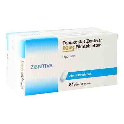 Febuxostat Zentiva 80 mg Filmtabletten 84 stk von Zentiva Pharma GmbH PZN 14313369