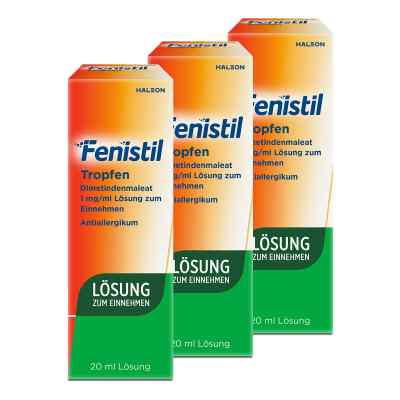 Fenistil Tropfen, Dimetindenmaleat 1 mg/ ml zum Einnehmen 3X20 ml von GlaxoSmithKline Consumer Healthc PZN 11358868