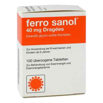 Ferro sanol 40mg Dragees 100 stk von UCB Pharma GmbH PZN 03028737