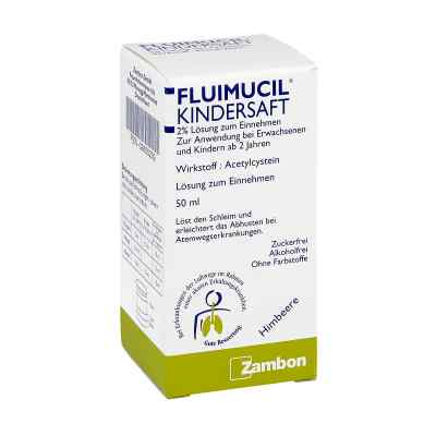 Fluimucil Kindersaft 2% 50 ml von Zambon GmbH PZN 02650239