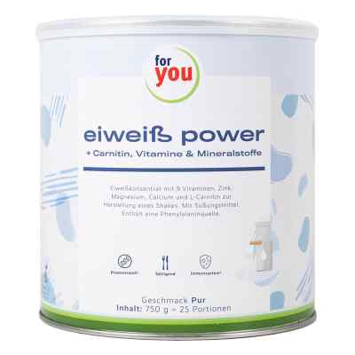 For You Eiweiss Power Pur 750 g von For You eHealth GmbH PZN 10183680