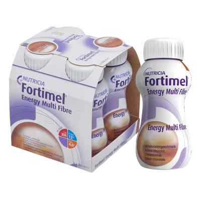 Fortimel Energy Multi Fibre Schokoladengeschmack 4X200 ml von Nutricia GmbH PZN 01125229