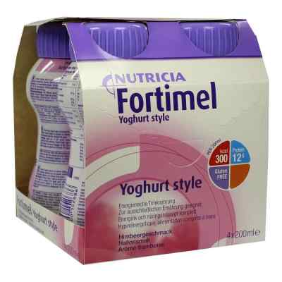 Fortimel Yoghurt Style Himbeergeschmack 4X200 ml von Nutricia GmbH PZN 01124980