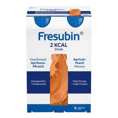Fresubin 2 kcal Drink Aprikose Pfirsich Trinkflasche 4X200 ml von Fresenius Kabi Deutschland GmbH PZN 06964704