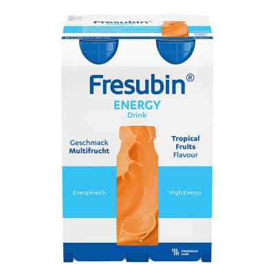Fresubin Energy Drink Multifrucht Trinkflasche 4X200 ml von Fresenius Kabi Deutschland GmbH PZN 03692702
