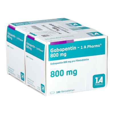 Gabapentin-1A Pharma 800mg 200 stk von 1 A Pharma GmbH PZN 01602735