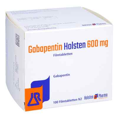 Gabapentin Holsten 600 mg Filmtabletten 100 stk von Holsten Pharma GmbH PZN 13248262