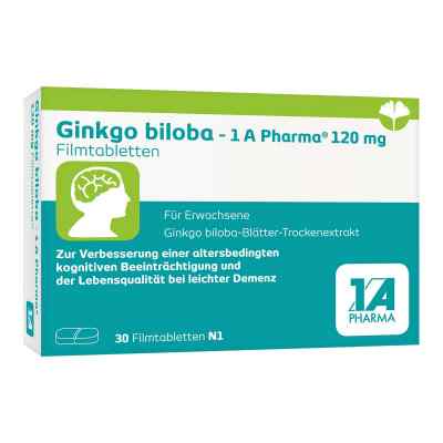 Ginkgo Biloba-1a Pharma 120 Mg Filmtabletten 30 stk von 1 A Pharma GmbH PZN 17534786