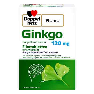 Ginkgo Doppelherzpharma 120 Mg Filmtabletten 120 stk von Queisser Pharma GmbH & Co. KG PZN 18746102