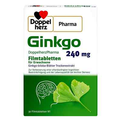 Ginkgo Doppelherzpharma 240 Mg Filmtabletten 30 stk von Queisser Pharma GmbH & Co. KG PZN 18746119