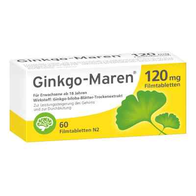 Ginkgo-Maren 120mg 60 stk von HERMES Arzneimittel GmbH PZN 09206654