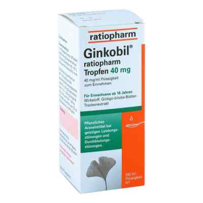 GINKOBIL ratiopharm 40mg 100 ml von ratiopharm GmbH PZN 06680898