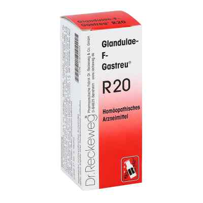 Glandulae F Gastreu R 20 Tropfen zum Einnehmen 50 ml von Dr.RECKEWEG & Co. GmbH PZN 07645355
