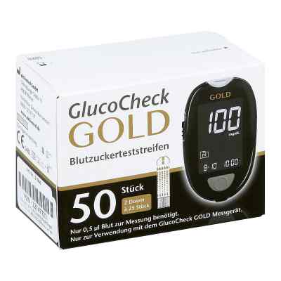 Gluco Check Gold Blutzuckerteststreifen 50 stk von 1001 Artikel Medical GmbH PZN 12747721