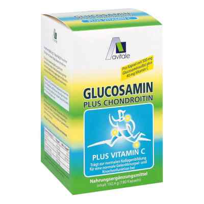 Glucosamin 500 mg+Chondroitin 400 mg Kapseln 180 stk von Avitale GmbH PZN 04471104