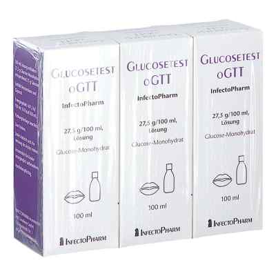 Glucosetest Ogtt Infectopharm 27,5 G/100 Ml Lösung 3X100 ml von INFECTOPHARM Arzn.u.Consilium Gm PZN 18319742