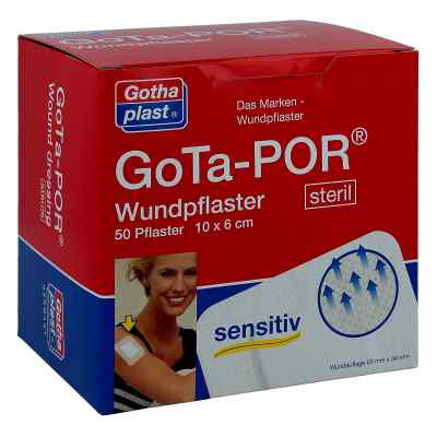 Gota-por Wundpflaster steril 60x100 mm 50 stk von Gothaplast GmbH PZN 04473592