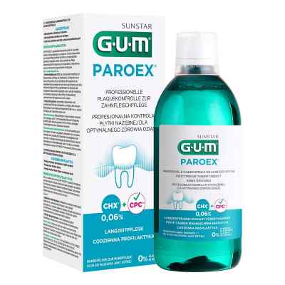 GUM PAROEX Mundspülung 0,06% CHX 