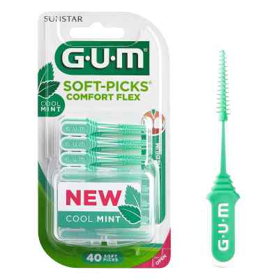 Gum Soft-picks Comfort Flex Mint Medium 40 stk von Sunstar Deutschland GmbH PZN 15738579