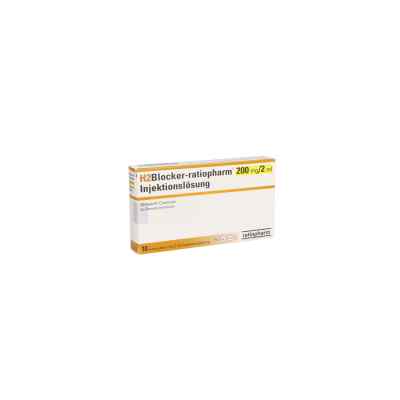 H2 Blocker ratiopharm 200 mg/2ml iniecto lsg. Ampullen 10X2 ml von ratiopharm GmbH PZN 04109633