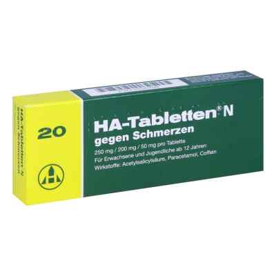 HA-Tabletten N gegen Schmerzen 20 stk von Sanofi-Aventis Deutschland GmbH  PZN 03155708