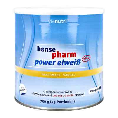 Hansepharm Power Eiweiss plus Vanille Pulver 750 g von NUTRICHEM DIäT + PHARMA GMBH PZN 08798173