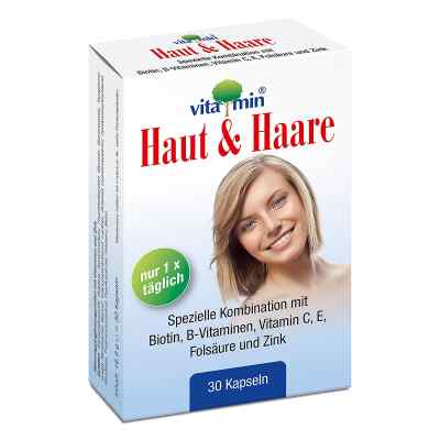Haut & Haare Vitamin Kapseln 30 stk von Quiris Healthcare GmbH & Co. KG PZN 16752268