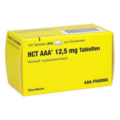HCT AAA 12,5mg 100 stk von AAA - Pharma GmbH PZN 01672428
