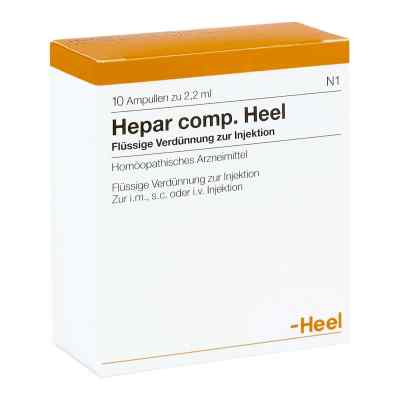 Hepar Comp.heel Ampullen 10 stk von Biologische Heilmittel Heel GmbH PZN 06340636