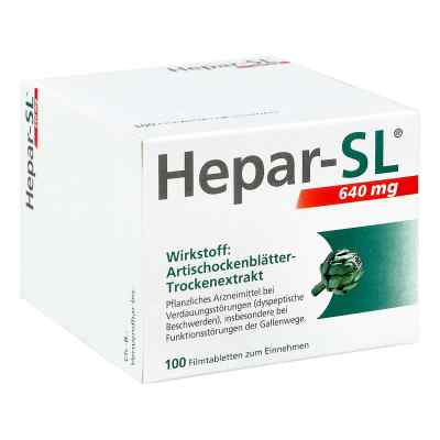 Hepar-SL 640 mg Filmtabletten 100 stk von MCM KLOSTERFRAU Vertr. GmbH PZN 13583807