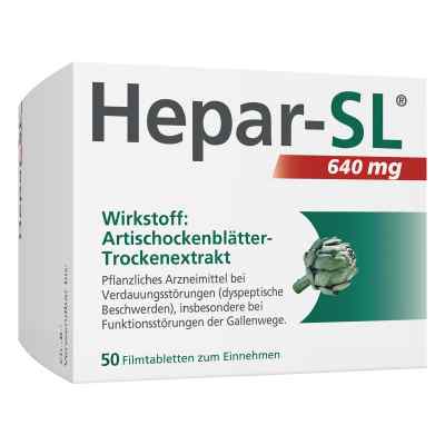Hepar-sl 640 mg Filmtabletten 50 stk von MCM KLOSTERFRAU Vertr. GmbH PZN 13583799