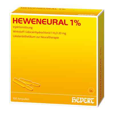 Heweneural 1% Ampullen 100X2 ml von Hevert-Arzneimittel GmbH & Co. K PZN 03173066