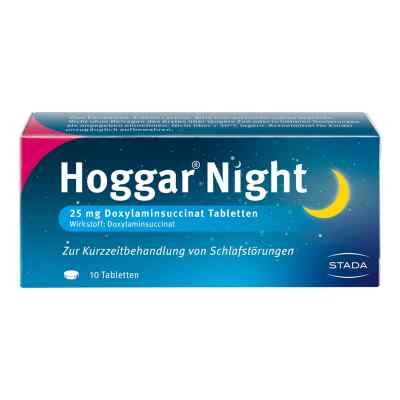 Hoggar Night 25 mg Doxylamin Schlaftabletten 10 stk von STADA GmbH PZN 04402020