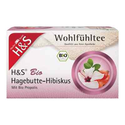 H&s Bio Hagebutte-hibiskus Filterbeutel 20X3.0 g von H&S Tee - Gesellschaft mbH & Co. PZN 17442506