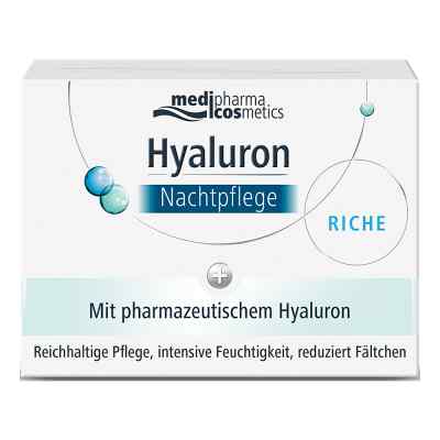 Hyaluron Nachtpflege riche Creme im Tiegel 50 ml von Dr. Theiss Naturwaren GmbH PZN 14175447