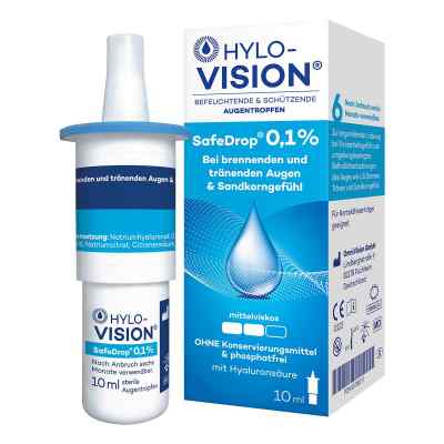 Hylo-Vision Safedrop 0,1% Augentropfen