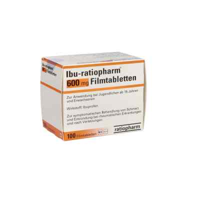 Ibu-ratiopharm 600mg 100 stk von ratiopharm GmbH PZN 08531346