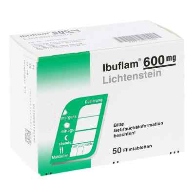 Ibuflam 600mg Lichtenstein 50 stk von Zentiva Pharma GmbH PZN 06313409