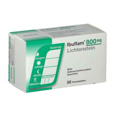 Ibuflam 800mg Lichtenstein 50 stk von Zentiva Pharma GmbH PZN 06313444