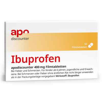 Ibuprofen 400 mg von apodiscounter 50 stk von Interpharm GmbH PZN 18240348
