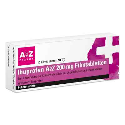 Ibuprofen AbZ 200mg 10 stk von AbZ Pharma GmbH PZN 01016032