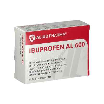 Ibuprofen AL 600 20 stk von ALIUD Pharma GmbH PZN 06876785