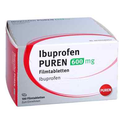 Ibuprofen Puren 600 mg Filmtabletten 100 stk von PUREN Pharma GmbH & Co. KG PZN 13816720