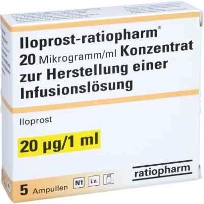 Iloprost-ratiopharm 20 [my]g/ml K.z.h.e.inf.-l.20[