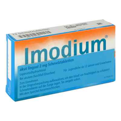 Imodium akut lingual 12 stk von EurimPharm Arzneimittel GmbH PZN 00141551