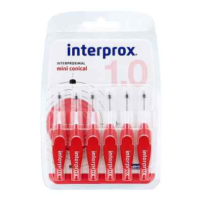 Interprox reg miniconical rot Interdentalb.blis. 6 stk von DENTAID GmbH PZN 01621388